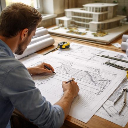architecte-dessin-plans-outils-maquette