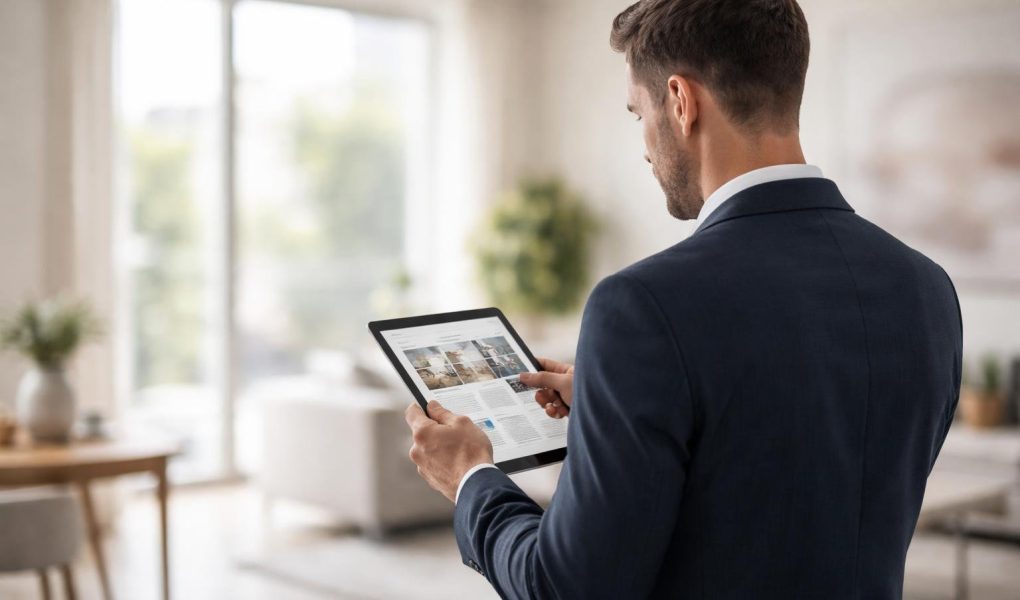 agent-immobilier-tablette-piece-moderne
