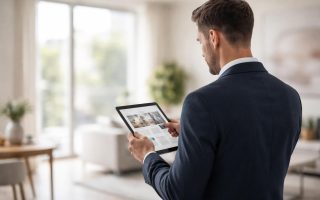 agent-immobilier-tablette-piece-moderne