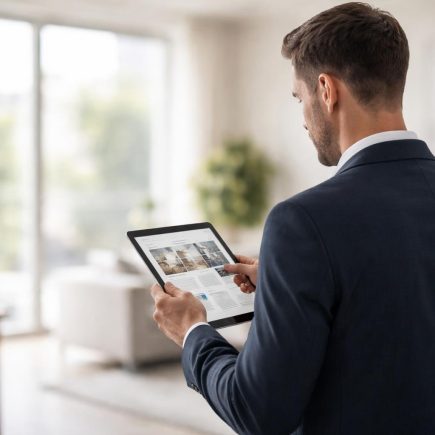 agent-immobilier-tablette-piece-moderne