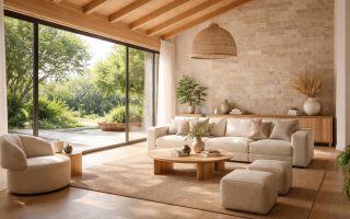 salon-moderne-bois-pierre-vitre