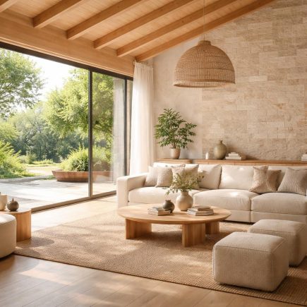 salon-moderne-bois-pierre-vitre