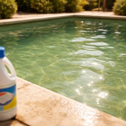 piscine-eau-vert-bouteille-javel