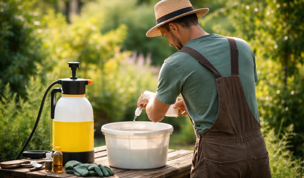 jardinier-preparation-pulverisateur-plantes-verdoyantes