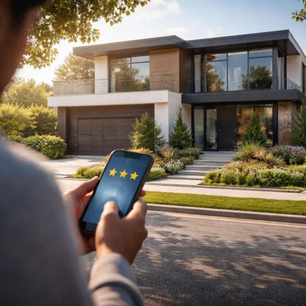 maison-moderne-jardin-silhouette-smartphone