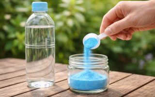 main-poudre-bleue-recipient-verre