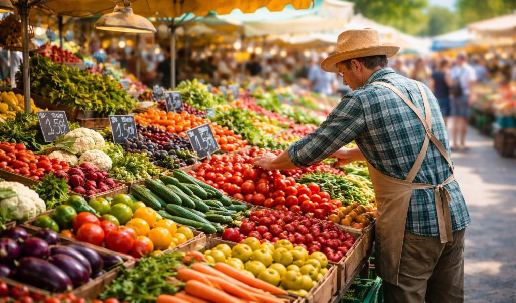 etal-marche-fruits-legumes-ciel-bleu