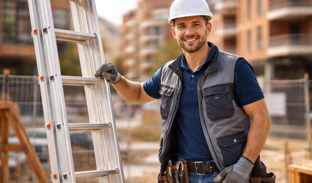 ouvrier-echelle-aluminium-chantier-toulouse